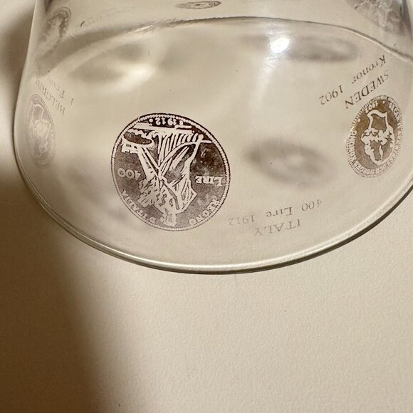 Clear Glass Bowl with Gold Accents - Picture 12 of 16